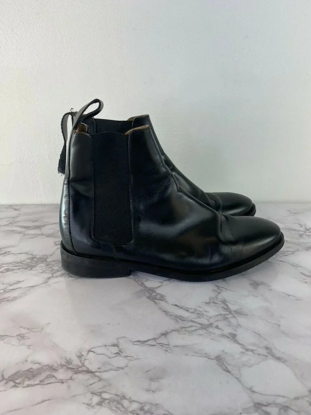 Everlane Women's Black Leather Chelsea Ankle Boots Sz 6.5